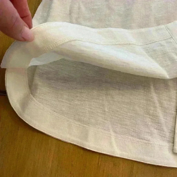 Soft Surroundings Women’s Sleeveless Delia Buttons Cotton V-Neck Tank NEW XS-S - Picture 5 of 13